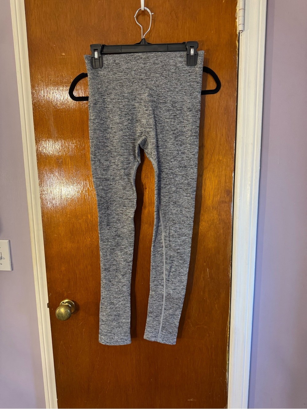 Womens’ Gray Heather Stretch Leggings